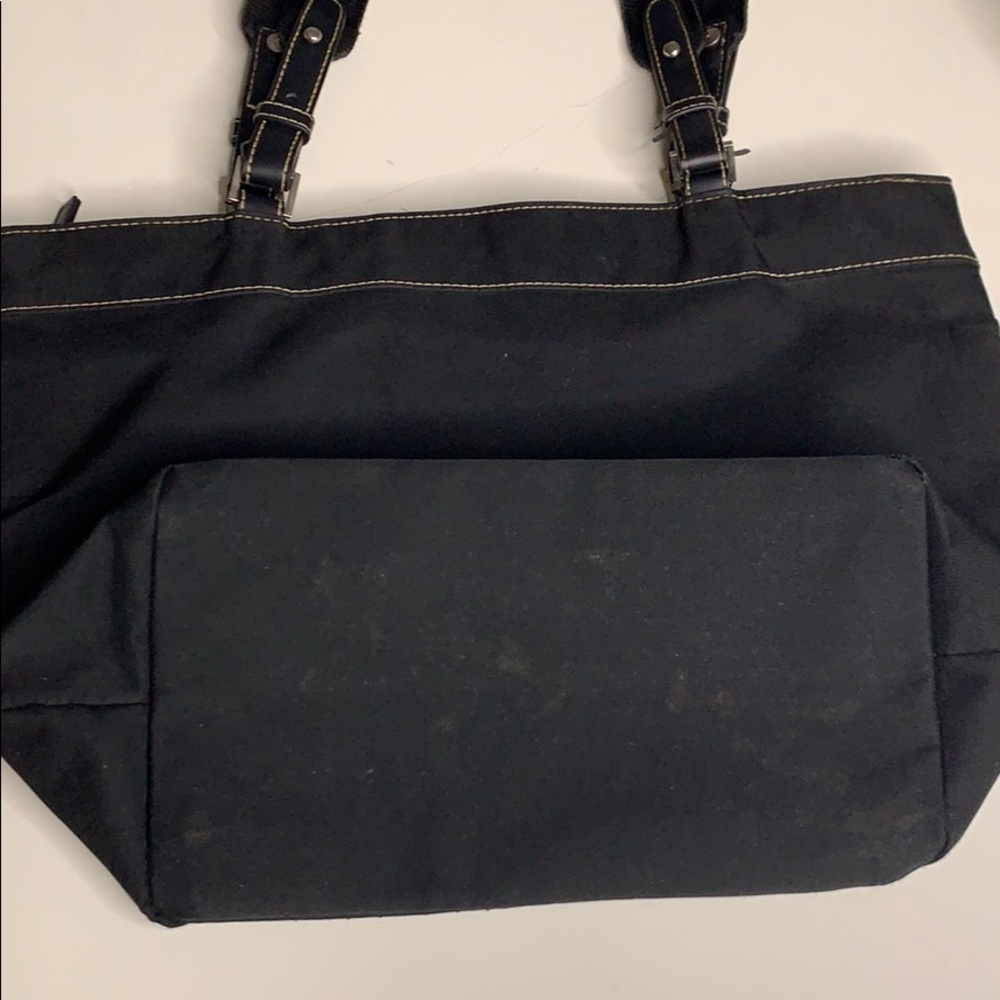 Reaction Kenneth Cole tote black shoulder tote bag unisex - Picture 6 of 9
